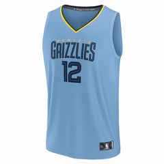 Light Blue Ja Morant Memphis Grizzlies Fast Break Replica Player Jersey | NBA