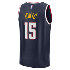 Navy Nikola Jokic Denver Nuggets Fast Break Replica Player Jersey | NBA