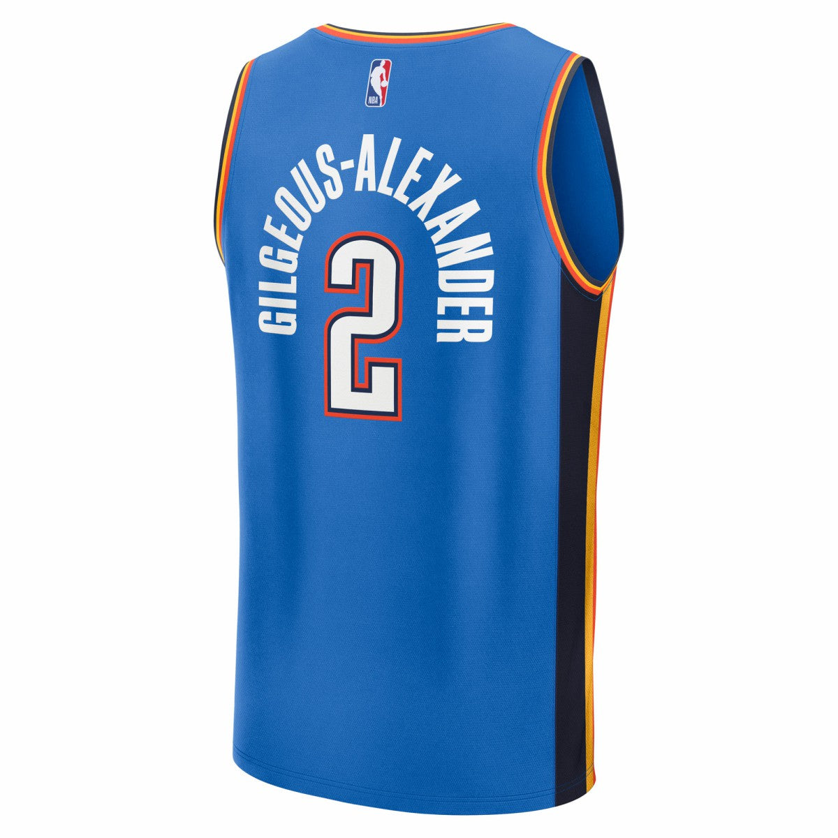 Blue Shai Gilgeous-Alexander Oklahoma City Thunder Fast Break Replica Player Jersey | NBA