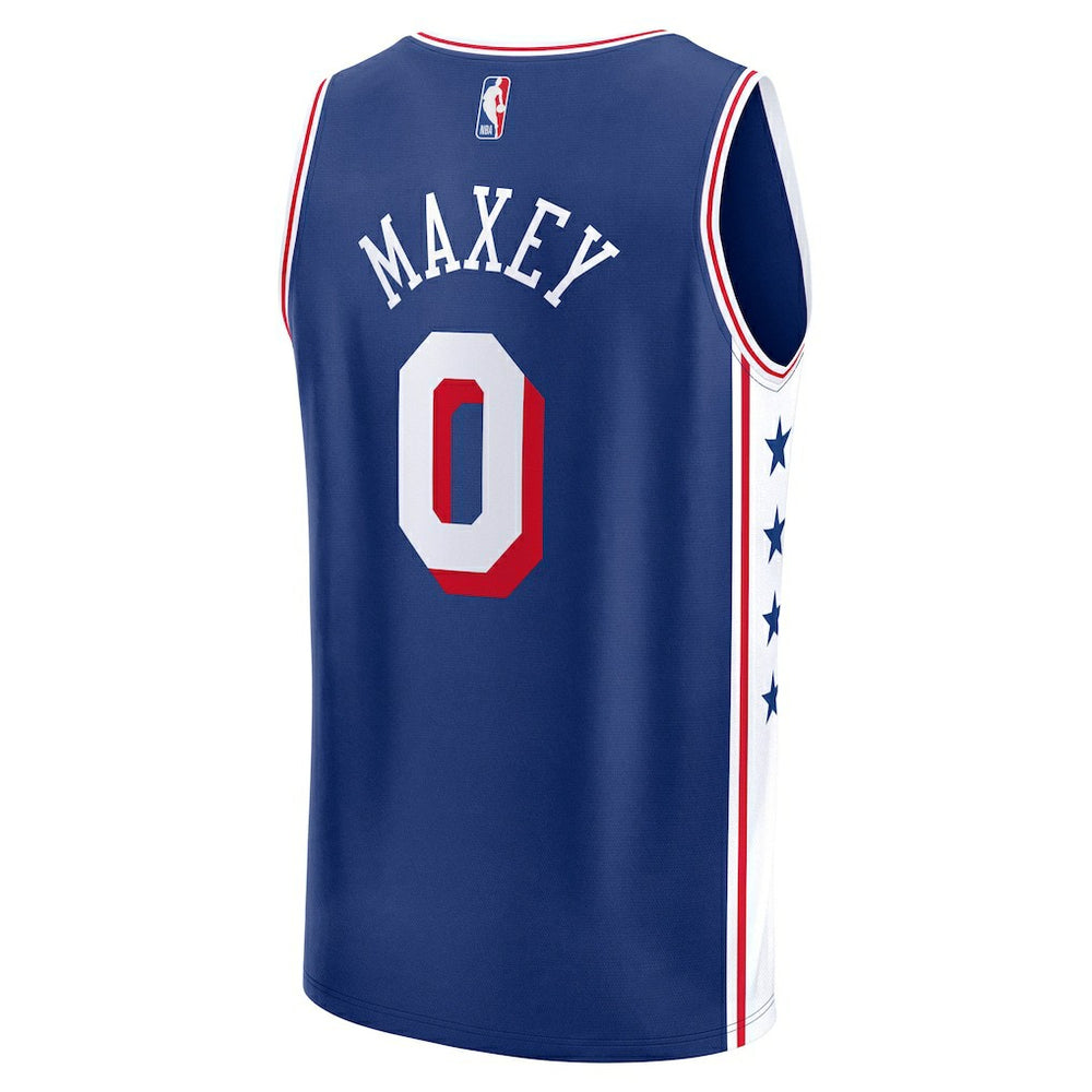 Royal Tyrese Maxey Philadelphia 76ers Fast Break Replica Player Jersey | NBA