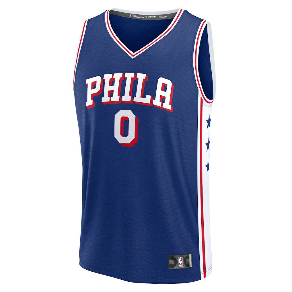 Royal Tyrese Maxey Philadelphia 76ers Youth Fast Break Replica Player Jersey | NBA