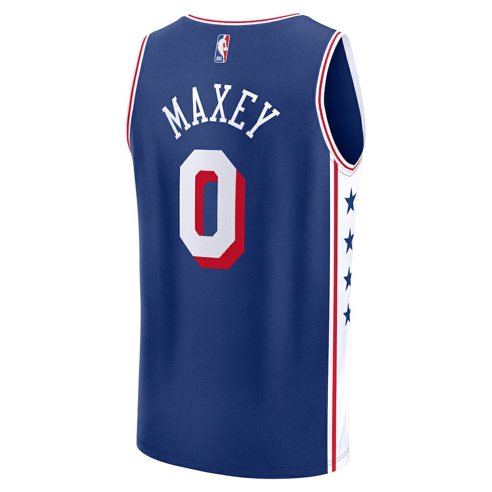 Royal Tyrese Maxey Philadelphia 76ers Youth Fast Break Replica Player Jersey | NBA