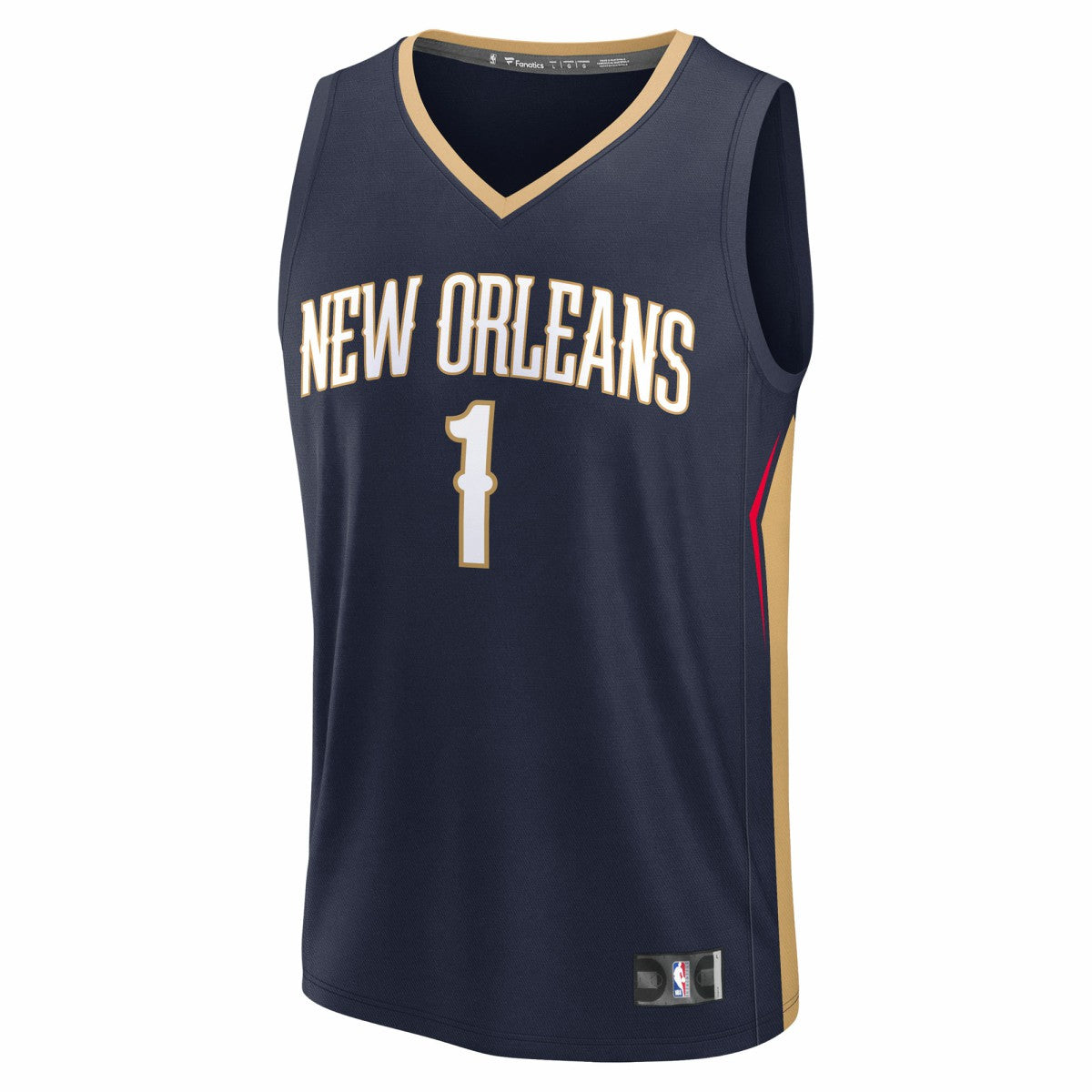 Navy Zion Williamson New Orleans Pelicans Fast Break Replica Player Jersey | NBA