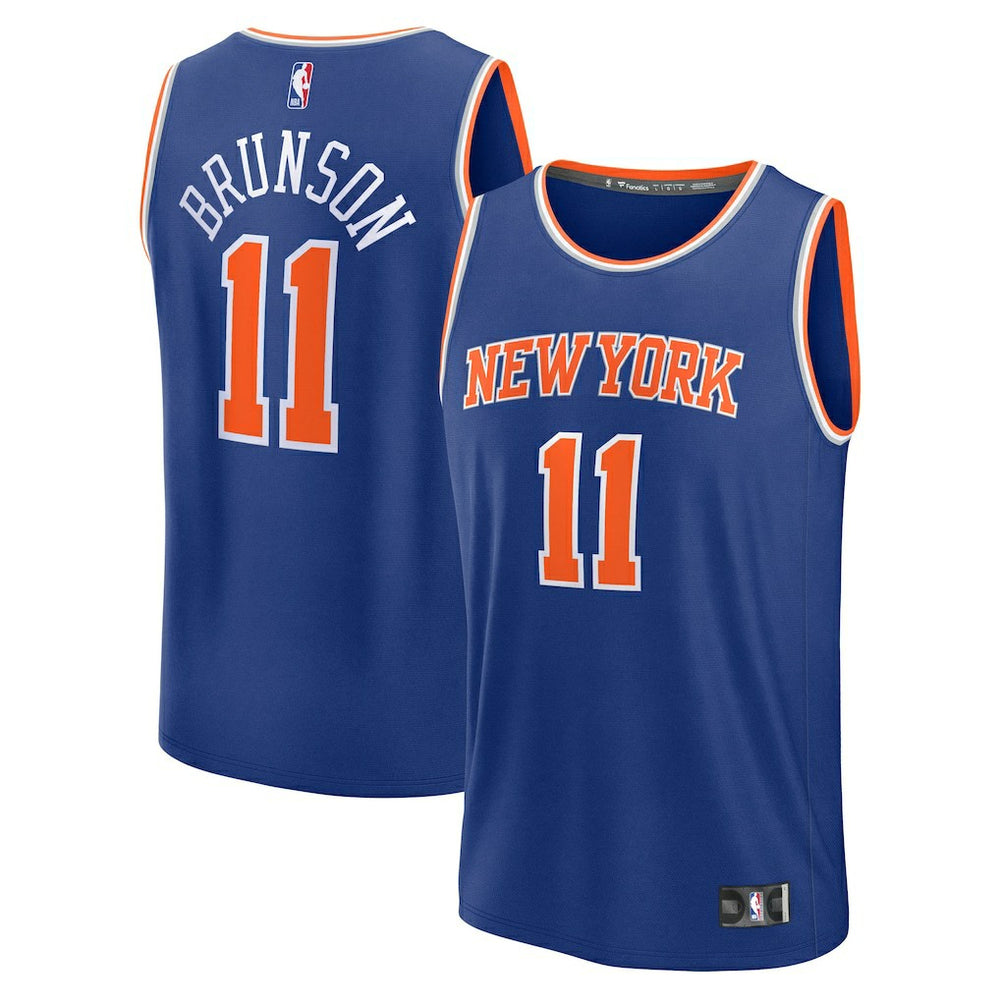 Blue Jalen Brunson New York Knicks Fast Break Replica Player Jersey | NBA