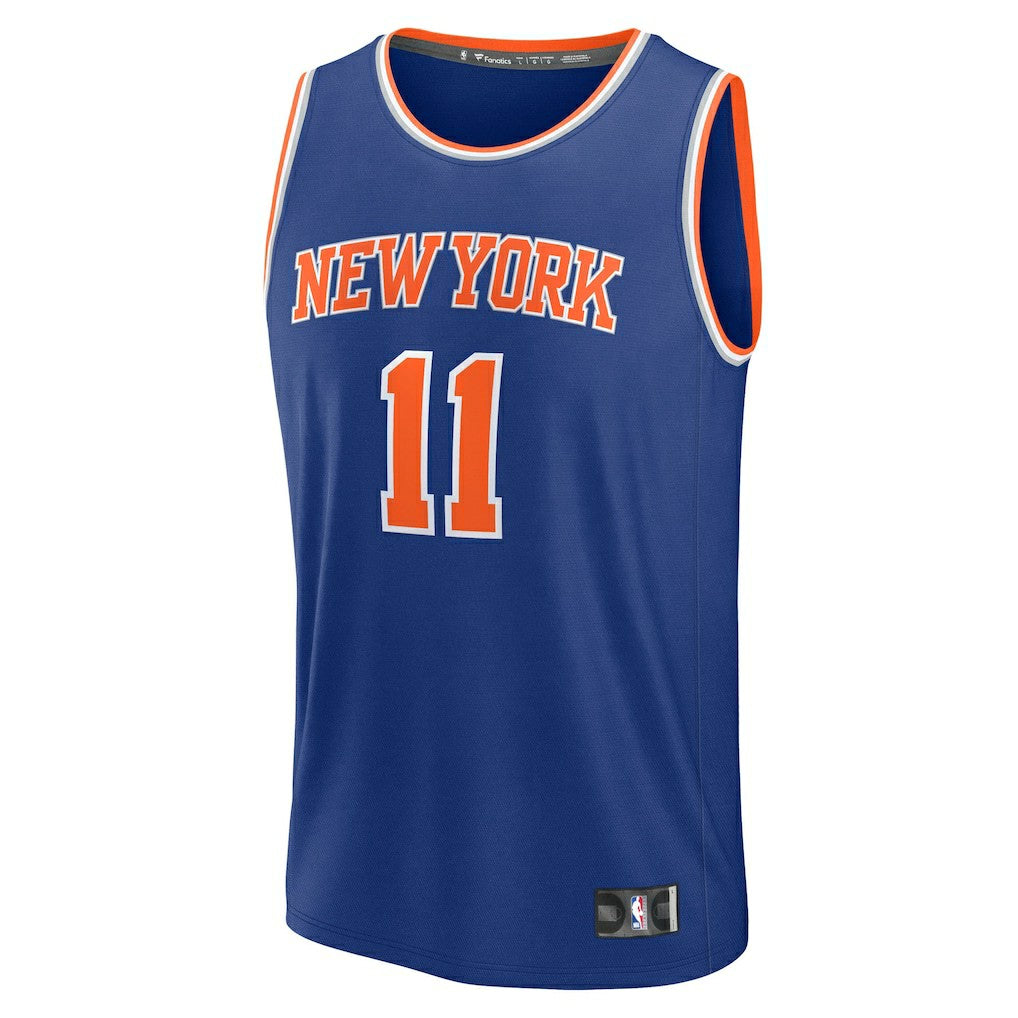 Blue Jalen Brunson New York Knicks Fast Break Replica Player Jersey | NBA