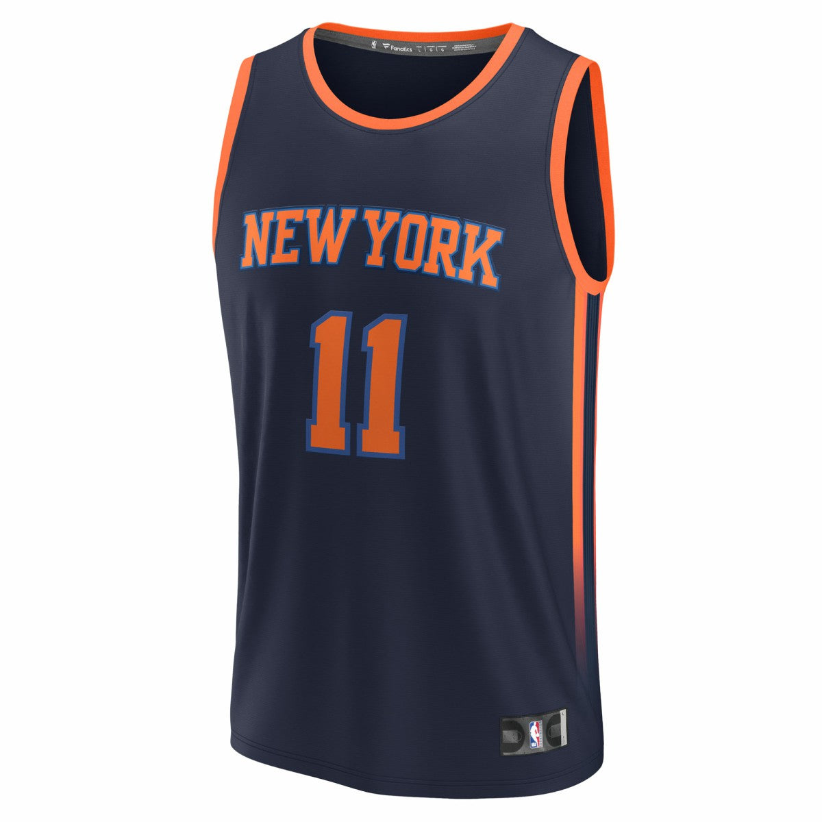 Navy Jalen Brunson New York Knicks Fast Break Replica Player Jersey | NBA