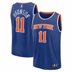 Blue Jalen Brunson New York Knicks Youth Fast Break Replica Player Jersey | NBA