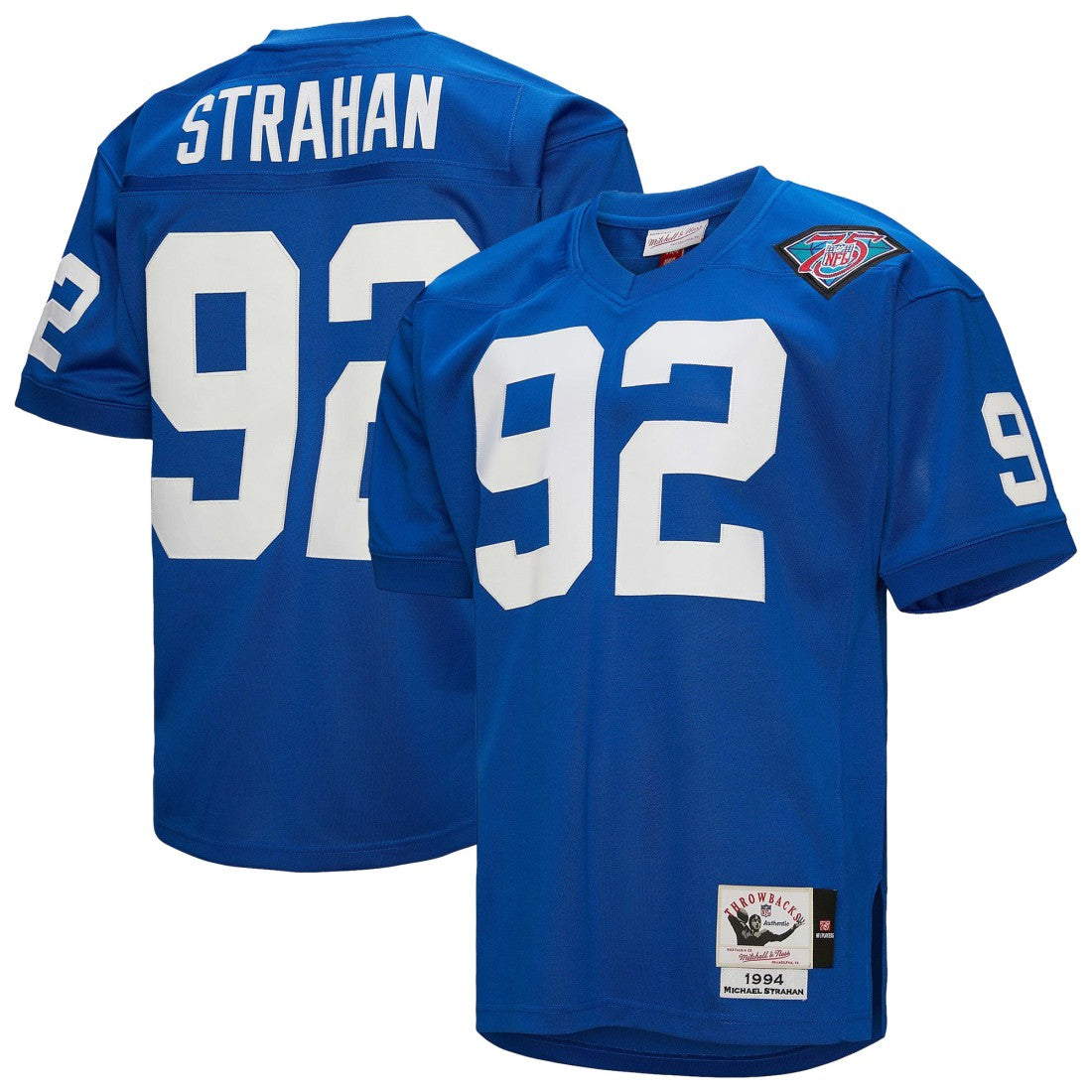 New York Giants Michael Strahan  1994 Authentic Throwback Retired Player Jersey | NFL Near me