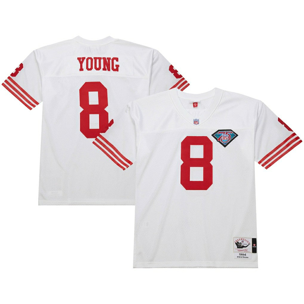 San Francisco 49ers Steve Young  1994 Authentic Throwback Retired Player Jersey | NFL Discount