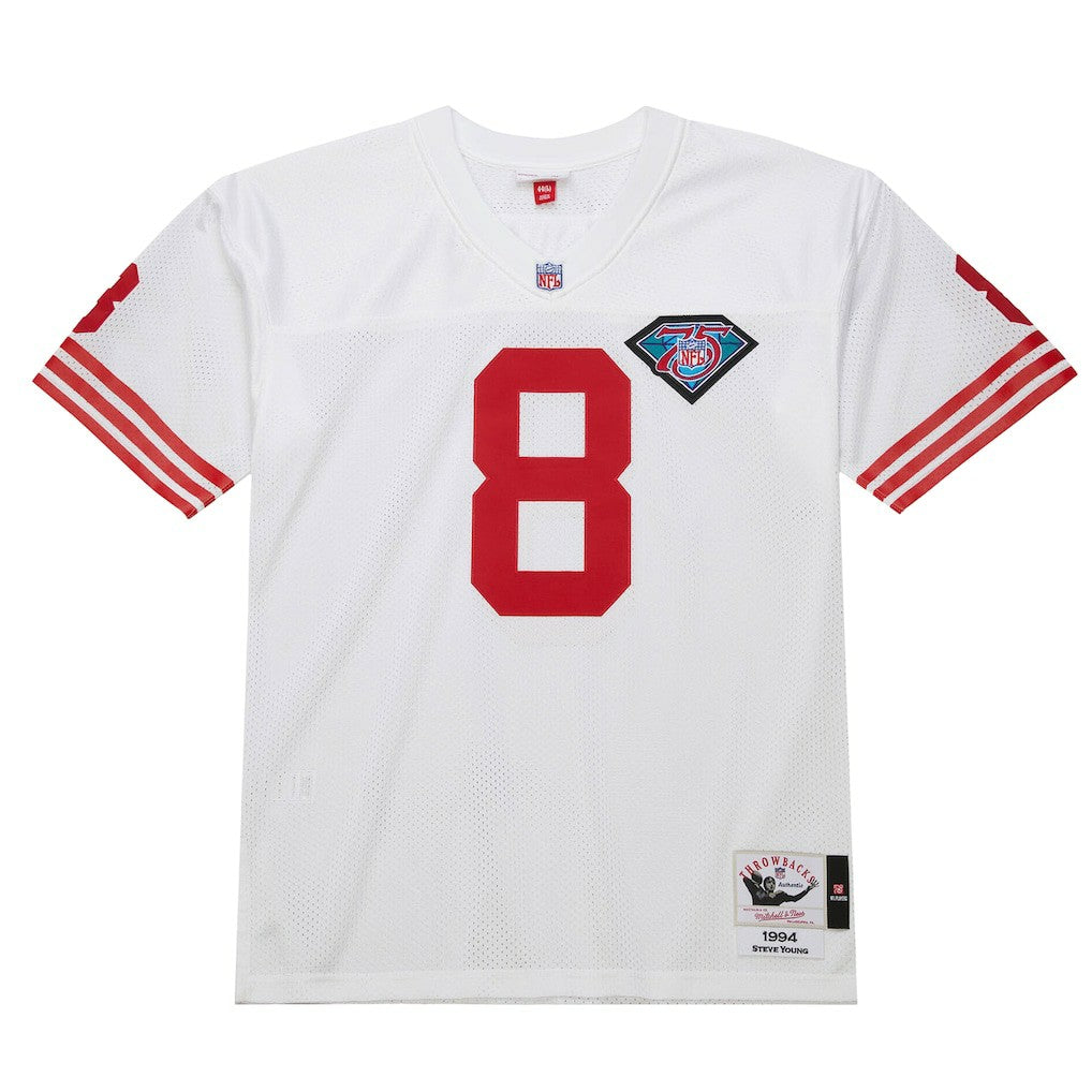 San Francisco 49ers Steve Young  1994 Authentic Throwback Retired Player Jersey | NFL Discount
