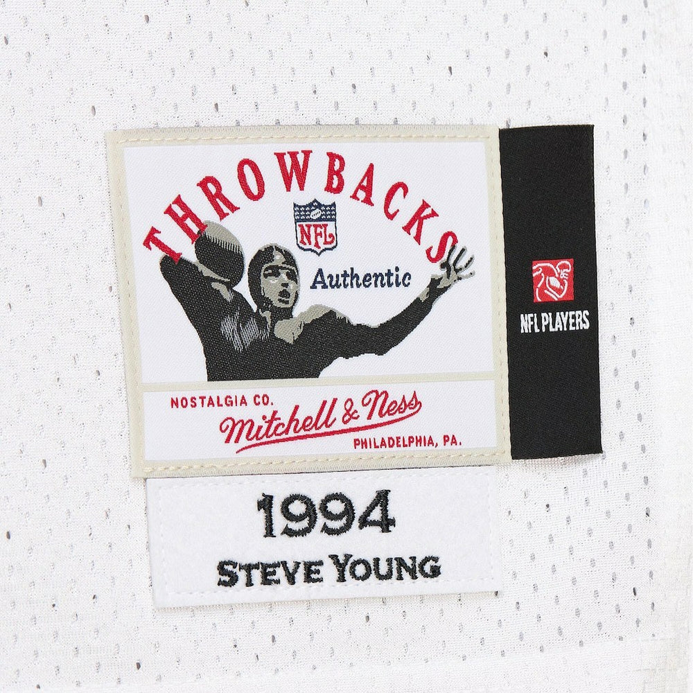 San Francisco 49ers Steve Young  1994 Authentic Throwback Retired Player Jersey | NFL Discount