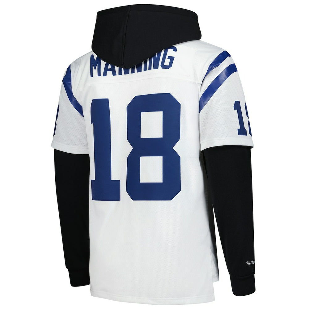 Indianapolis Colts Peyton Manning  Player Name & Number Hoodie Legacy Jersey | NFL New