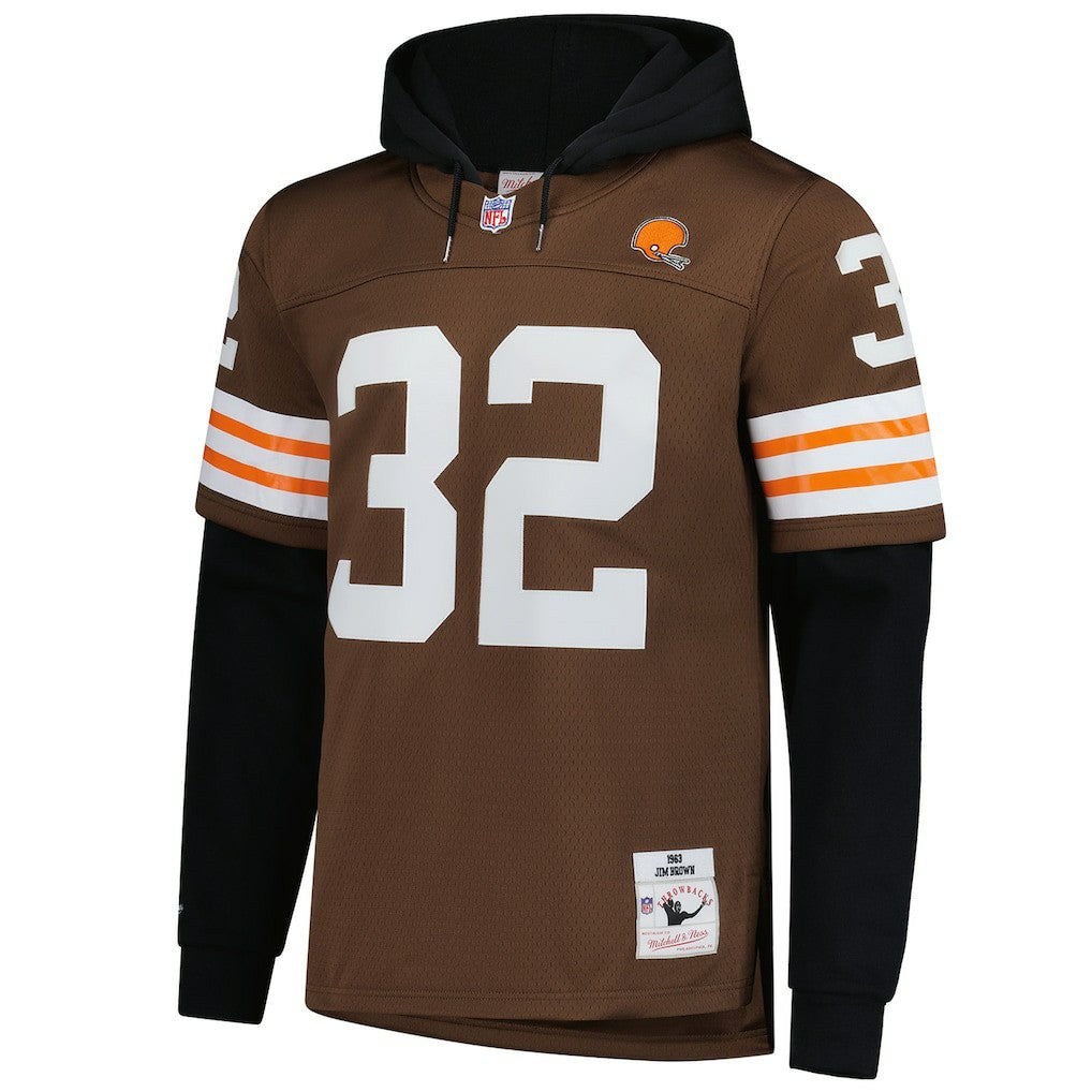 Cleveland Browns Jim Brown  Player Name & Number Hoodie Legacy Jersey | NFL On sale