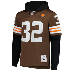 Cleveland Browns Jim Brown  Player Name & Number Hoodie Legacy Jersey | NFL On sale