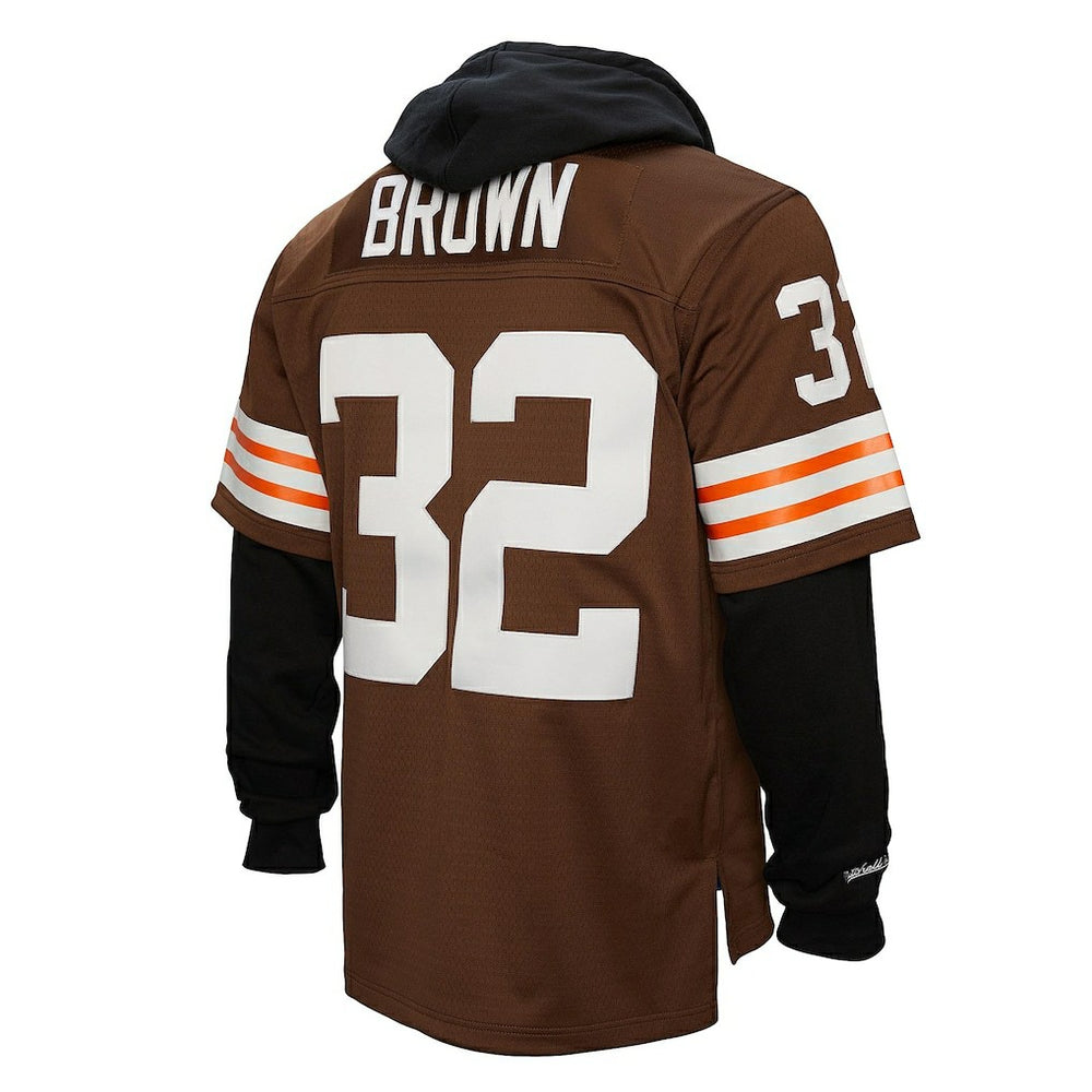 Cleveland Browns Jim Brown  Player Name & Number Hoodie Legacy Jersey | NFL On sale
