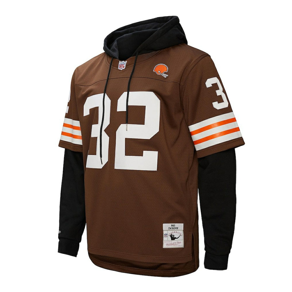 Cleveland Browns Jim Brown  Player Name & Number Hoodie Legacy Jersey | NFL On sale