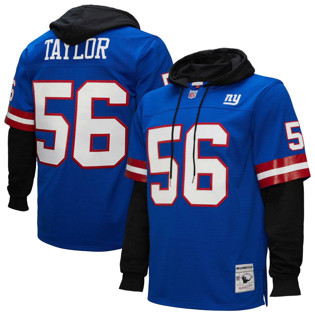 New York Giants Lawrence Taylor  Player Name & Number Hoodie Legacy Jersey | NFL New