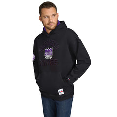 Black Sacramento Kings Tommy Jeans Sebastian Pullover Hoodie | NBA