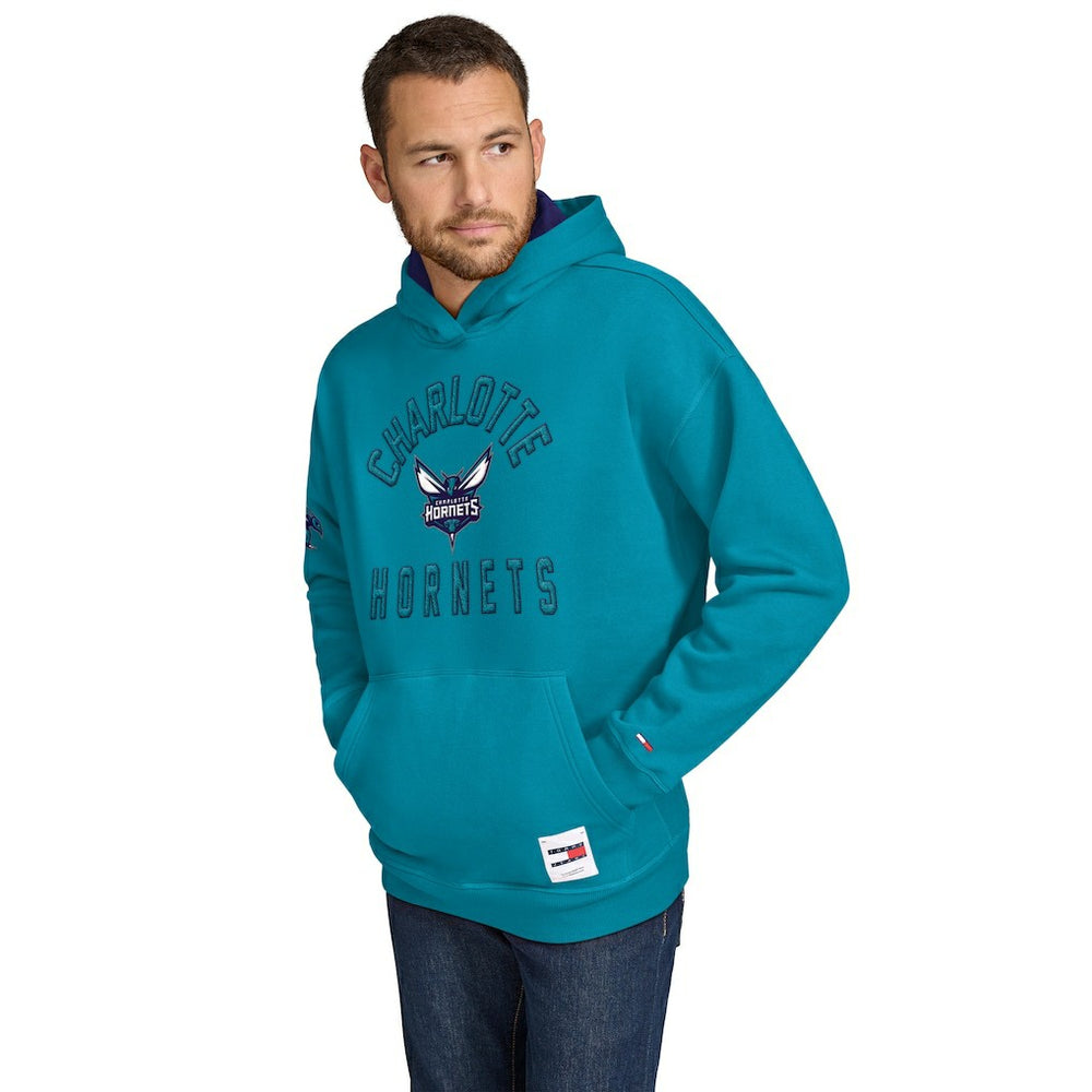 Teal Charlotte Hornets Tommy Jeans Sebastian Pullover Hoodie | NBA