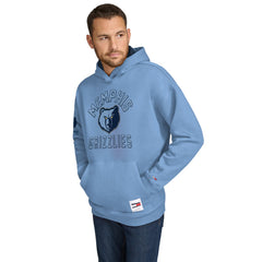 Light Blue Memphis Grizzlies Tommy Jeans Sebastian Pullover Hoodie | NBA