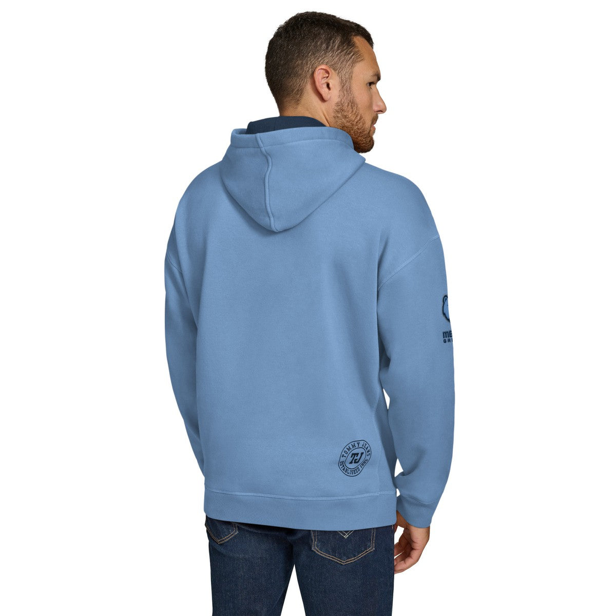 Light Blue Memphis Grizzlies Tommy Jeans Sebastian Pullover Hoodie | NBA