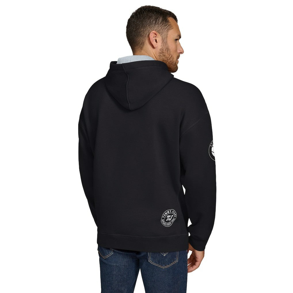 Black Brooklyn Nets Tommy Jeans Sebastian Pullover Hoodie | NBA
