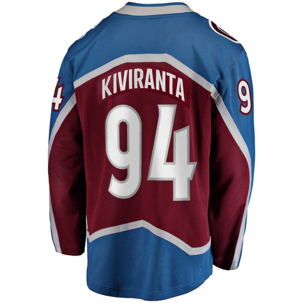 Joel Kiviranta Colorado Avalanche Fanatics Home Premier Breakaway Player Jersey -  NHL Jerseys