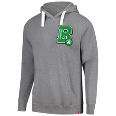 Heather Gray Boston Celtics Sportiqe Unisex Varsity Collection Blake Pullover Hoodie | NBA