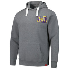 Heather Gray Los Angeles Lakers Sportiqe Unisex Varsity Collection Blake Pullover Hoodie | NBA
