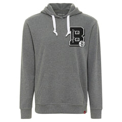 Heather Gray Brooklyn Nets Sportiqe Unisex Varsity Collection Blake Pullover Hoodie | NBA