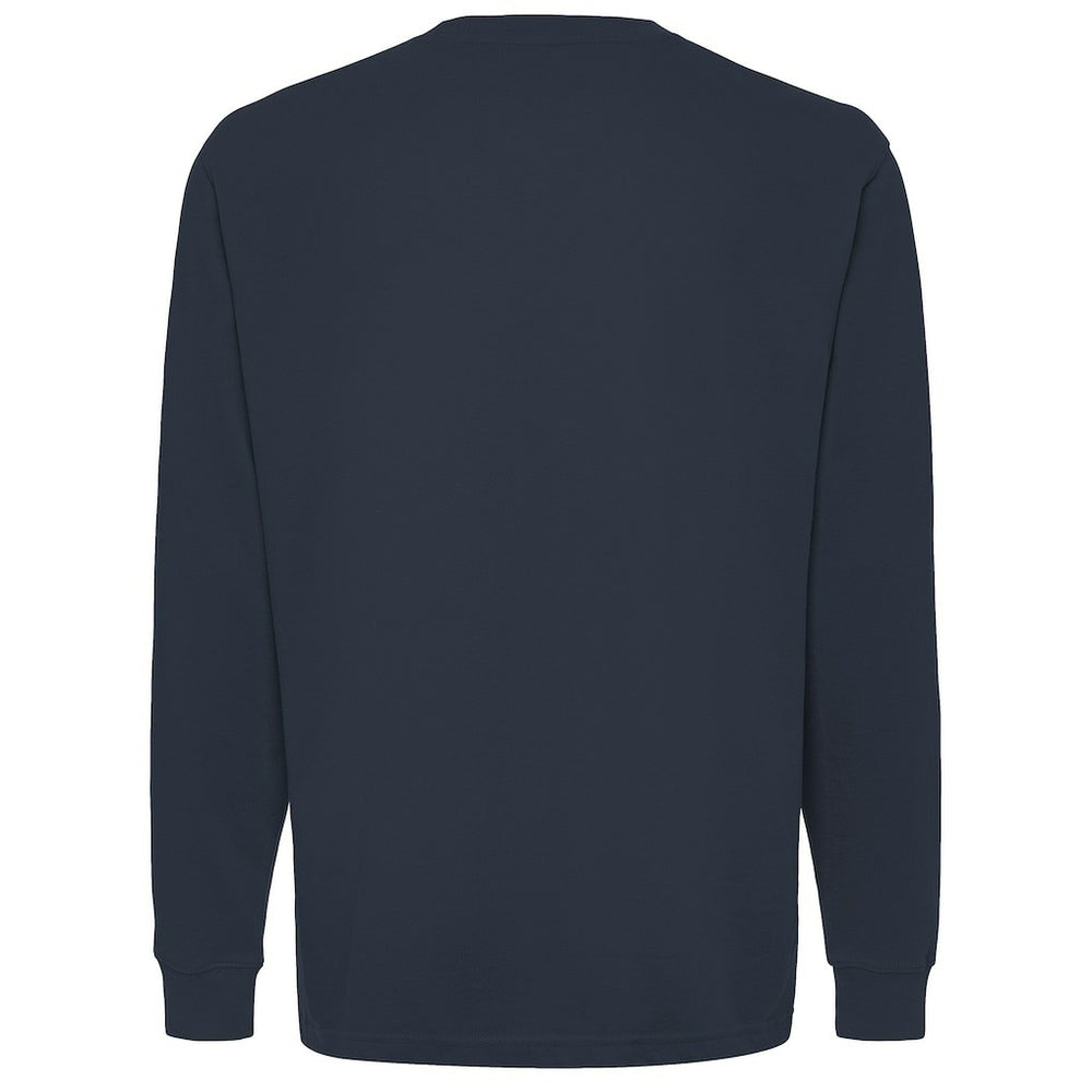 Navy Philadelphia 76ers Sportiqe Unisex Wales Heavyweight Pocket Long Sleeve T-Shirt | NBA