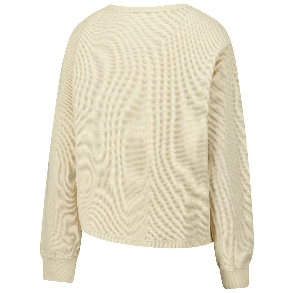 Cream Milwaukee Bucks Sportiqe Unisex High Country Collection Cullen Waffle Knit Long Sleeve T-Shirt | NBA