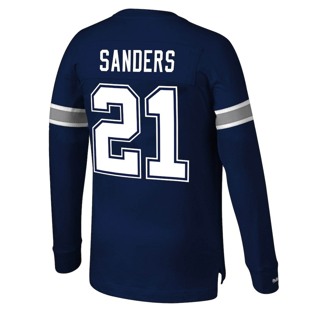 Dallas Cowboys Deion Sanders  Retired Player Name & Number Long Sleeve Top | NFL Outlet