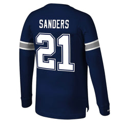 Dallas Cowboys Deion Sanders  Retired Player Name & Number Long Sleeve Top | NFL Outlet