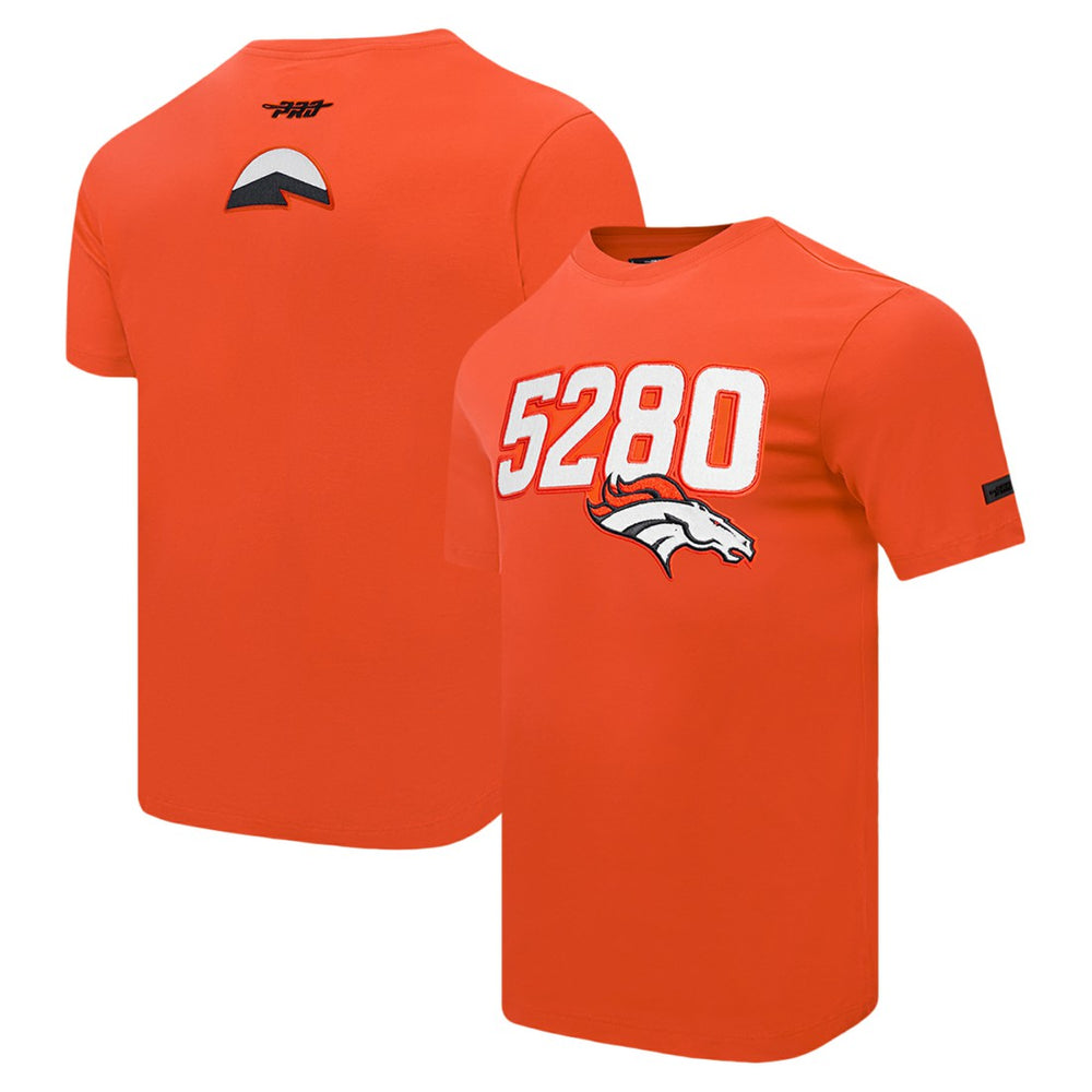Denver Broncos Pro Standard Frozen Single Jersey T-Shirt | NFL On sale