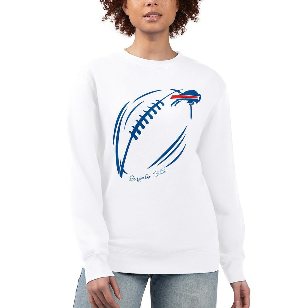Buffalo Bills G-III 4Her by Carl Banks Women's Football Logo Graphic Fleece Tri-Blend Pullover Sweatshirt | NFL Near me
