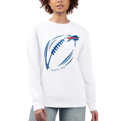 Buffalo Bills G-III 4Her by Carl Banks Women's Football Logo Graphic Fleece Tri-Blend Pullover Sweatshirt | NFL Near me