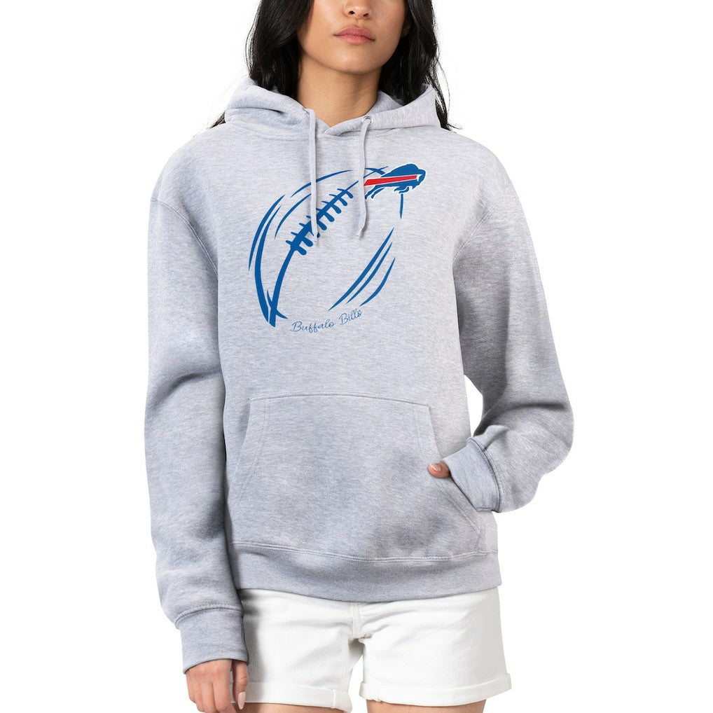 Buffalo Bills G-III 4Her by Carl Banks Women's Football Logo Fleece Tri-Blend Pullover Hoodie | NFL Discount