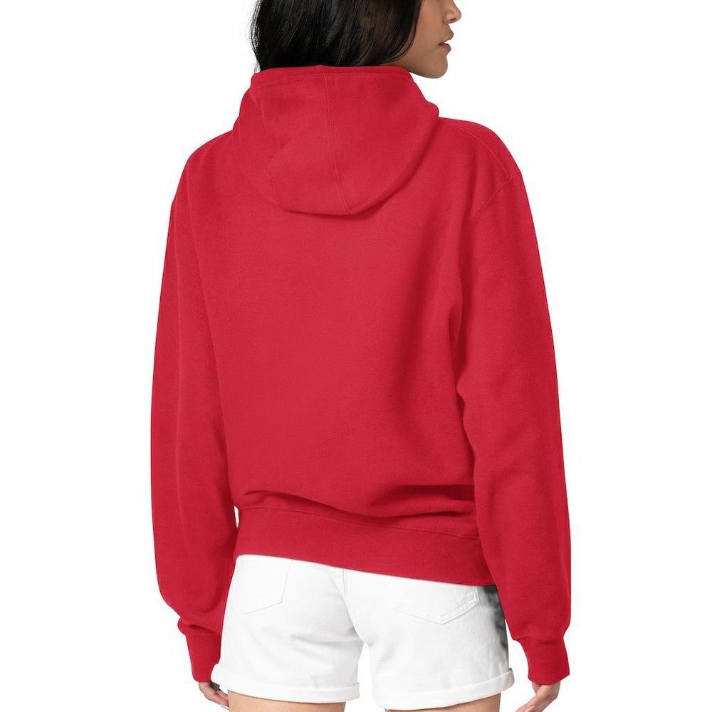 San Francisco 49ers G-III 4Her by Carl Banks Women's Football Logo Fleece Tri-Blend Pullover Hoodie | NFL Discount