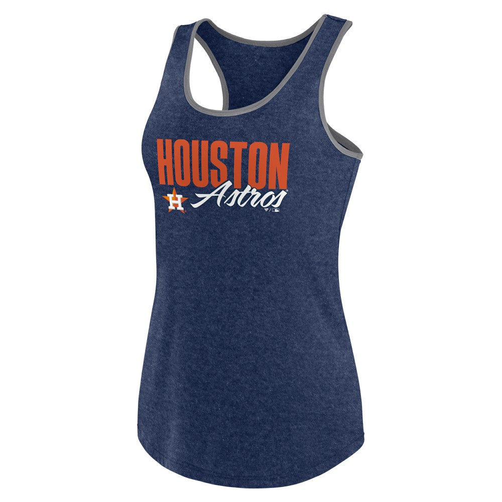 Houston Astros Profile Women's Plus Size Racerback Tank Top - MLB Tanks