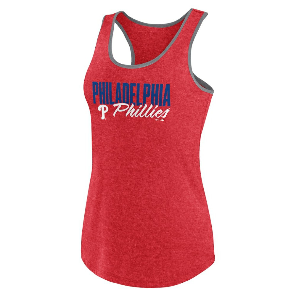 Philadelphia Phillies Profile Women's Plus Size Racerback Tank Top - MLB Tanks