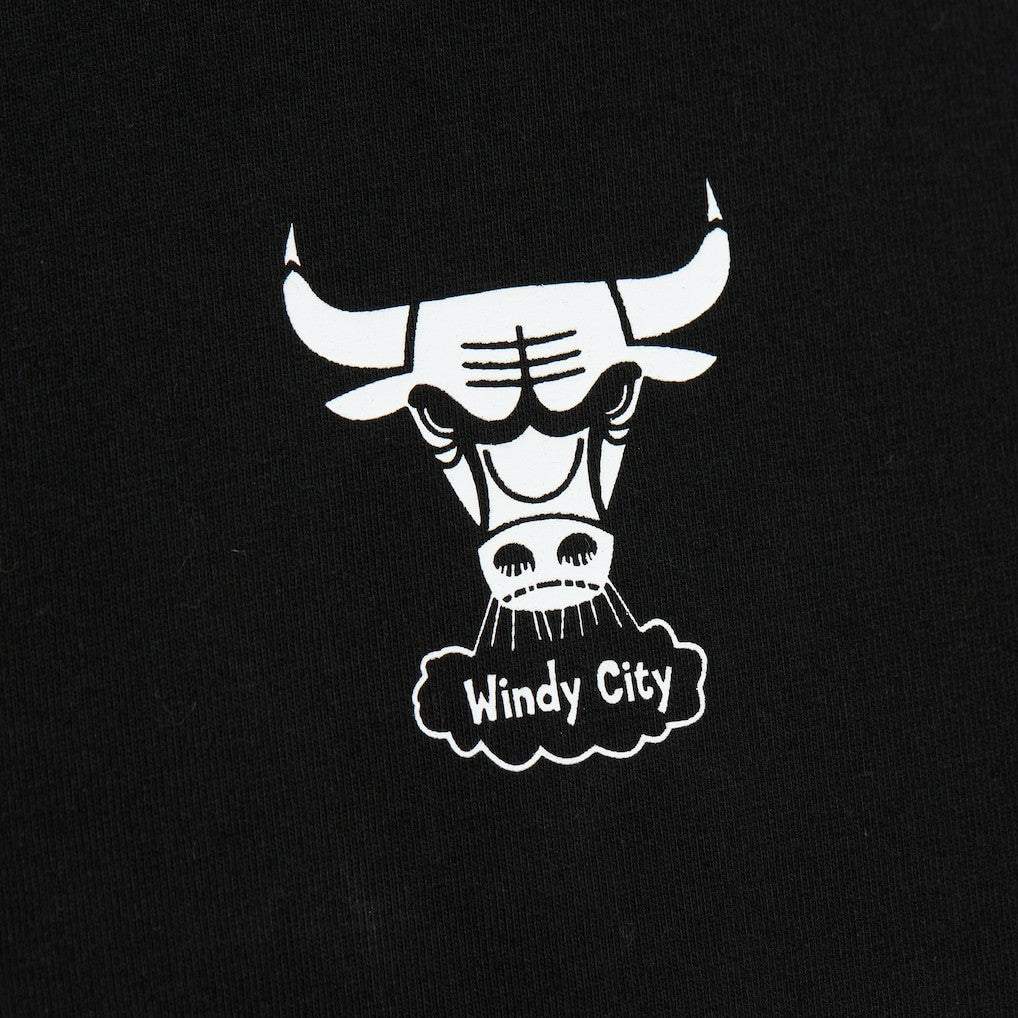 Black Chicago Bulls Hardwood Classics Contrast 2K Graphic T-Shirt sale | NBA