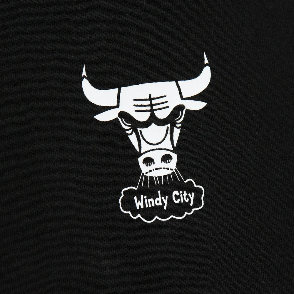 Black Chicago Bulls Hardwood Classics Contrast 2K Graphic T-Shirt sale | NBA