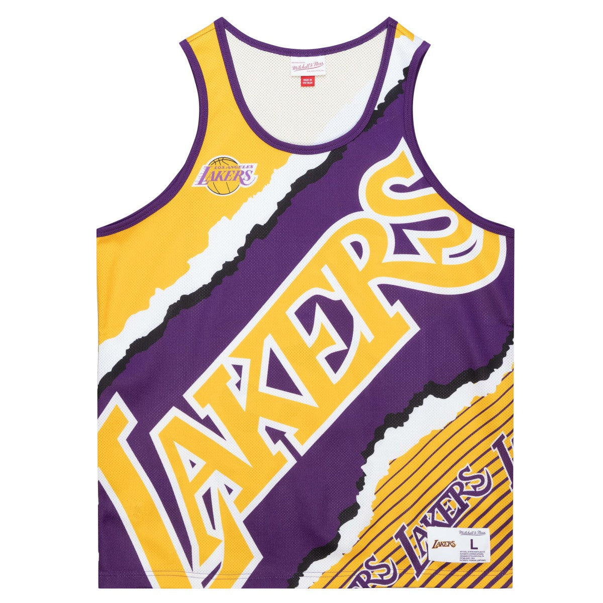 Gold Los Angeles Lakers Jumbotron 2.0 Sublimated Tank Top | NBA