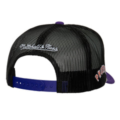 White Phoenix Suns Hardwood Classics Blocker Foam Front Trucker Snapback Hat | NBA