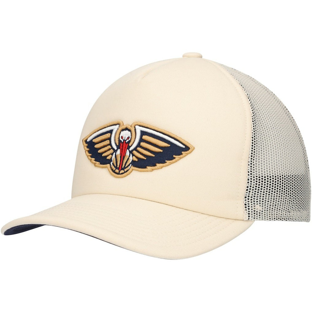 Cream New Orleans Pelicans Trucker Adjustable Hat | NBA