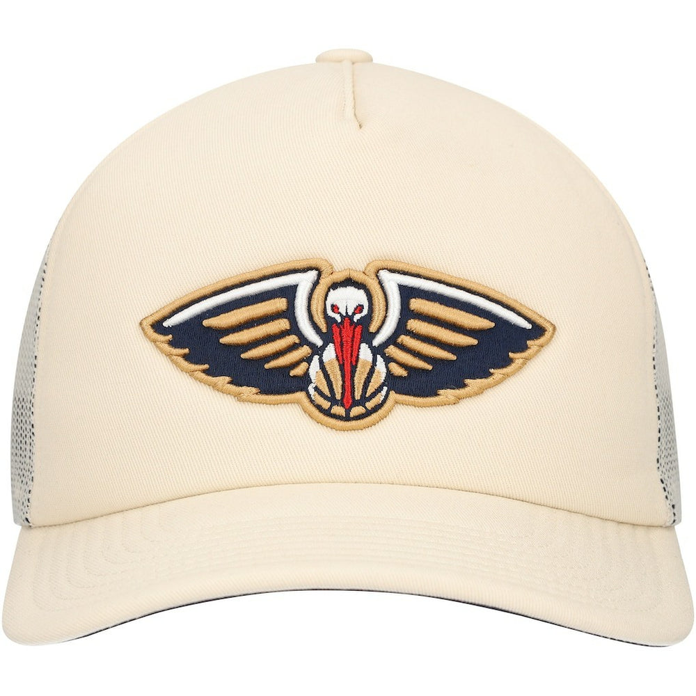 Cream New Orleans Pelicans Trucker Adjustable Hat | NBA