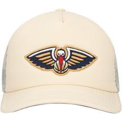 Cream New Orleans Pelicans Trucker Adjustable Hat | NBA