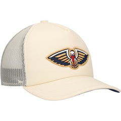 Cream New Orleans Pelicans Trucker Adjustable Hat | NBA
