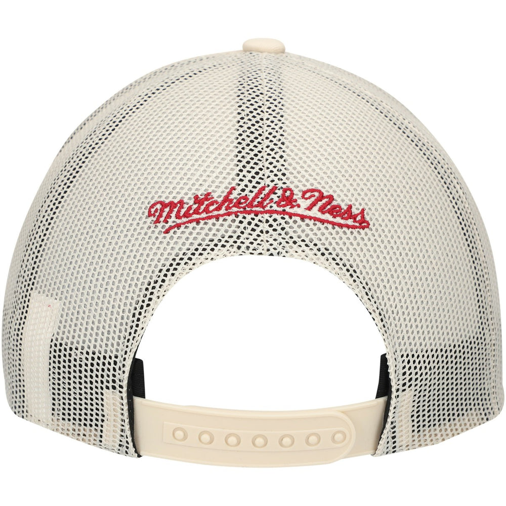 Cream Miami Heat Trucker Adjustable Hat | NBA
